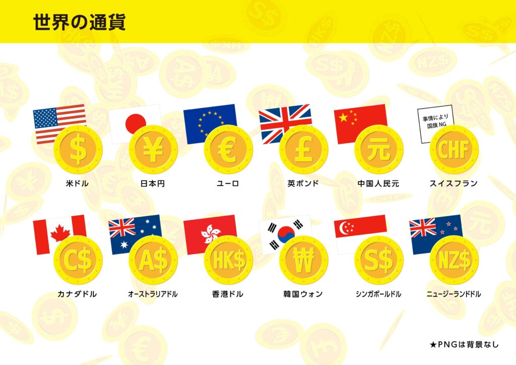 世界の通貨単位一覧｜ドル・ユーロ・円の語源と歴史まとめ