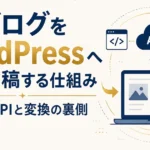 AIブログをWordPressへ自動投稿する仕組み｜REST APIと変換の裏側【第4章】