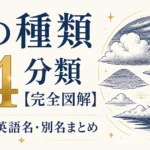 雲の種類 24分類【完全図解】高さ・形・英語名・別名まとめ