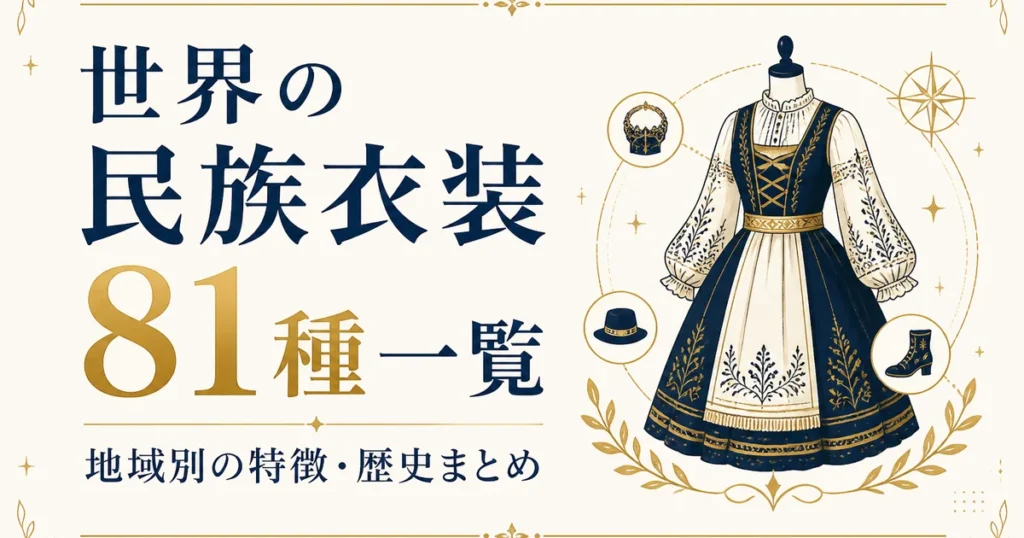 世界の民族衣装81種一覧｜地域別の特徴・歴史まとめ