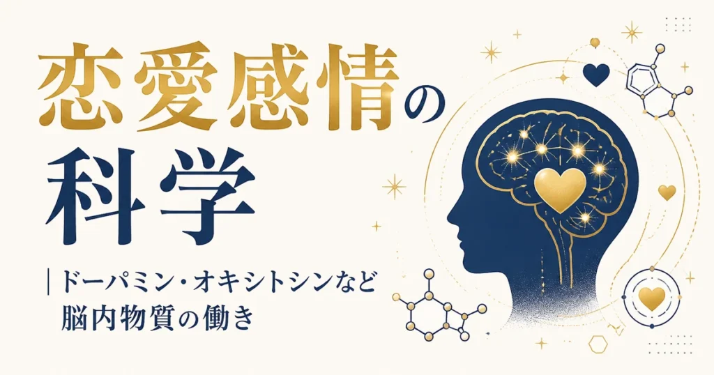 恋愛感情の科学｜ドーパミン・オキシトシンなど脳内物質の働き