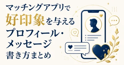 マッチングアプリで好印象を与えるプロフィール・メッセージ書き方まとめ