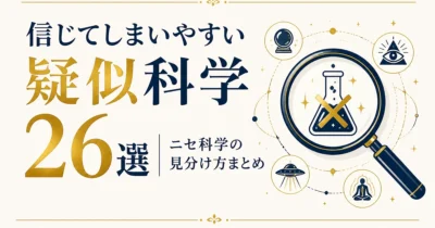 信じてしまいやすい疑似科学26選｜ニセ科学の見分け方まとめ