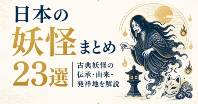 日本の妖怪まとめ23選｜古典妖怪の伝承・由来・発祥地を解説