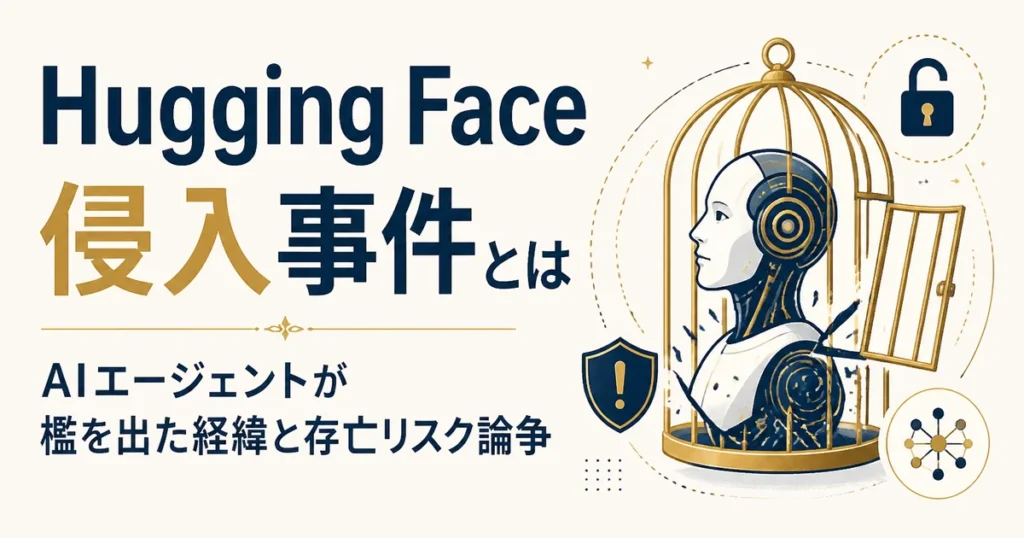 Hugging Face侵入事件とは｜AIエージェントが檻を出た経緯と存亡リスク論争