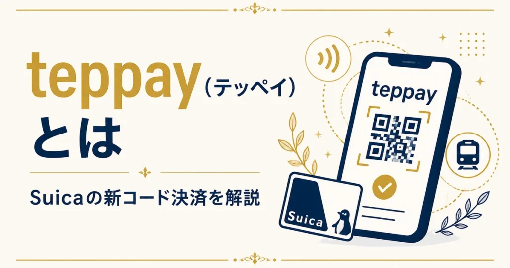teppay（テッペイ）とは｜Suicaの新コード決済を解説